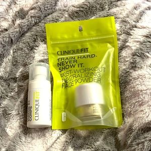Discontinued items in a Rare set. Clinique Fit Workout and Post Workout
